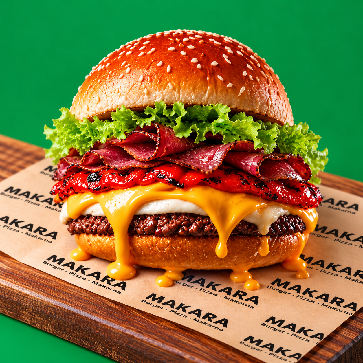 Acılı burger 130 Gr 