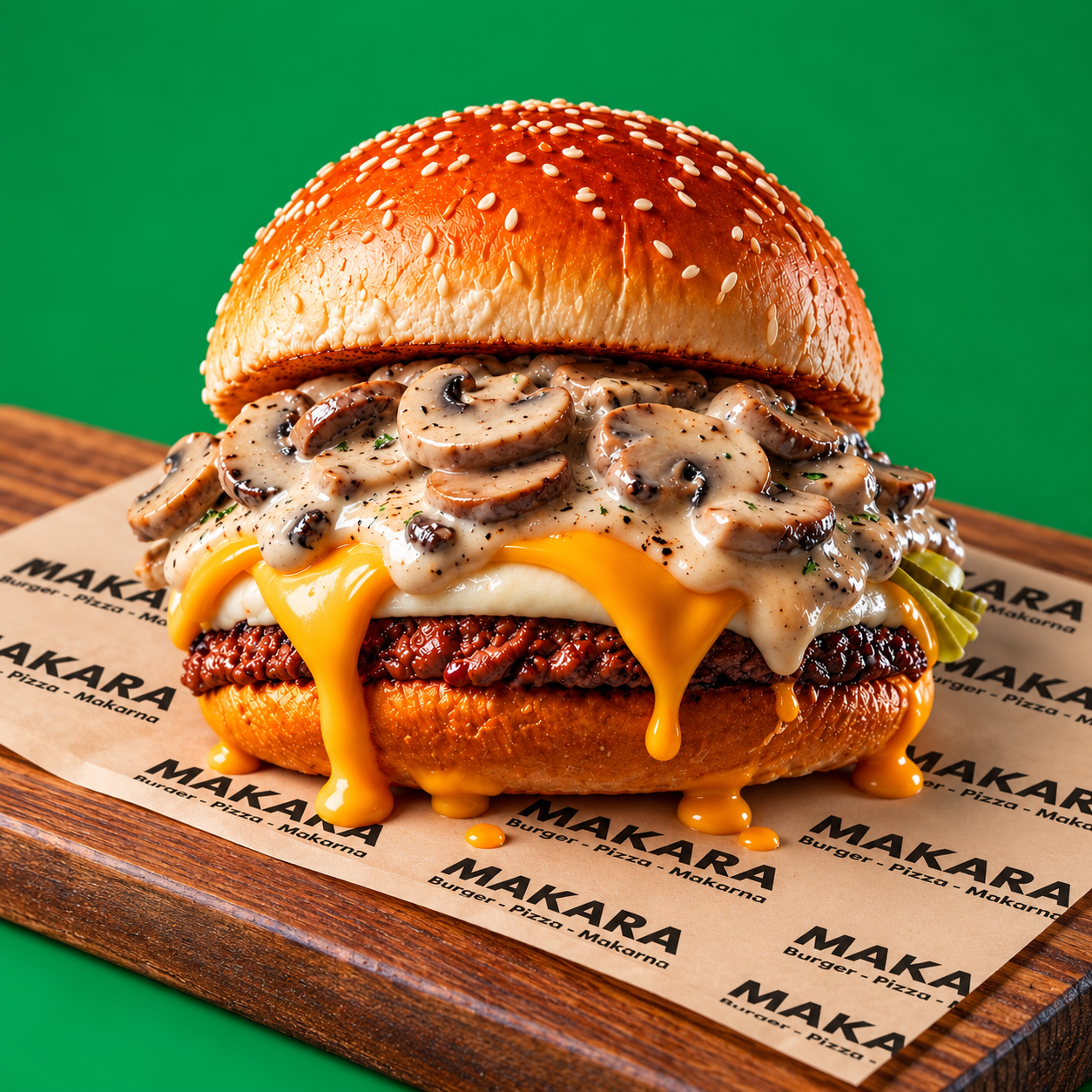 mushroom burger 130 Gr 